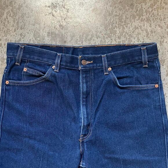Vintage Black Tab Levi’s 517 Dark Wash Denim Jeans - Picture 3 of 6